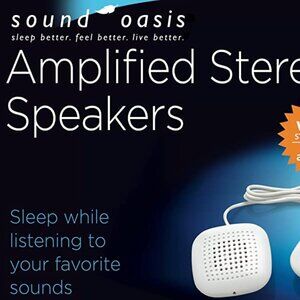 Sound Oasis Sleep Therapy Pillow Speakers